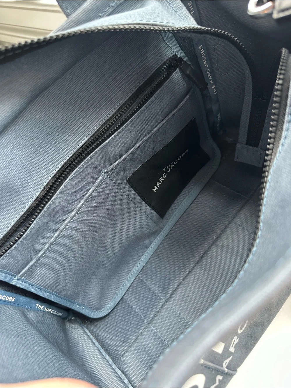 Marc Jacobs The Tote Bag - Slate Blue Canvas